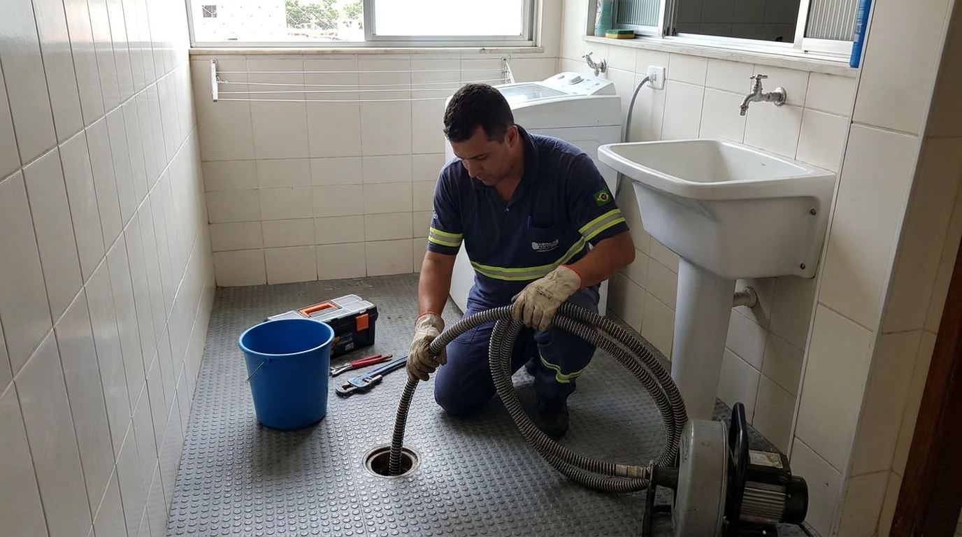 Desobstrução na Cozinha em Petrópolis‑RJ